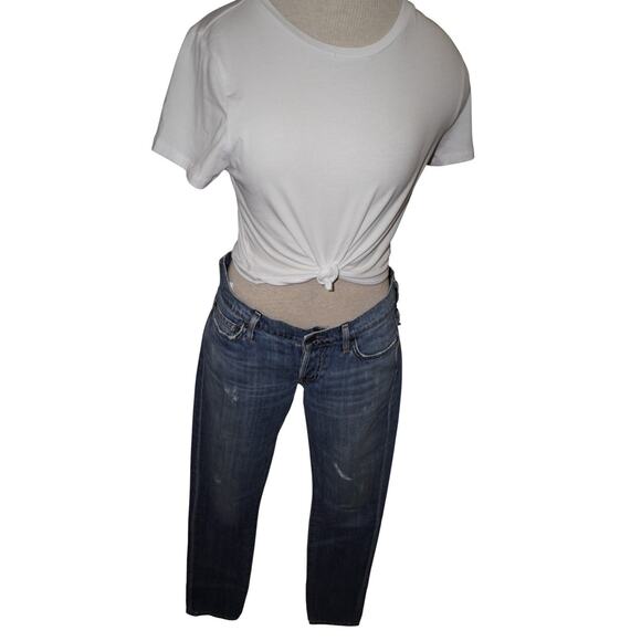 Vintage AGOLDE Women’s Jeans Size 26 USA Made 100% Cotton Mid Rise - Picture 1 of 8